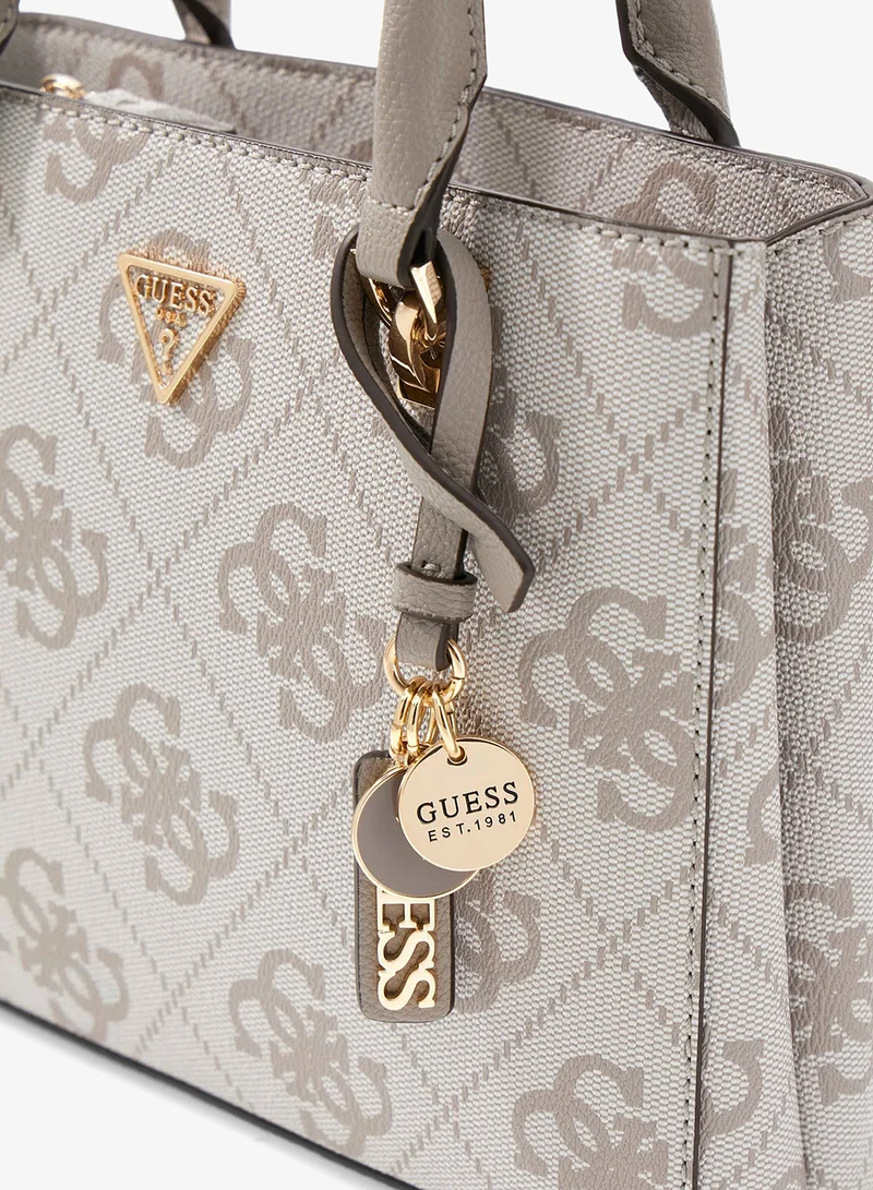 GUESS  Noelle II Logo Detail Satchel Bag for Women | Best Price UAE